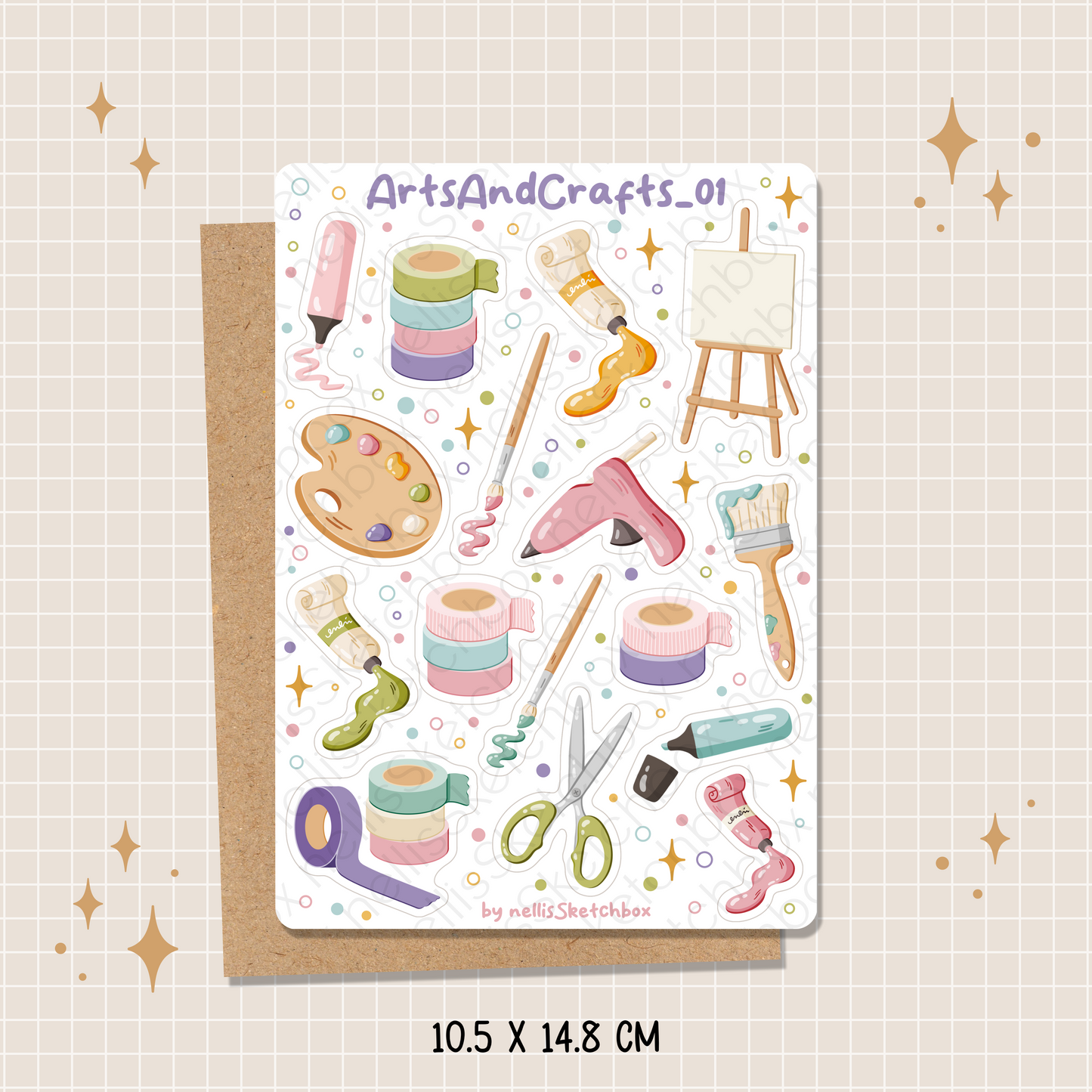 Sticker Sheet - ArtsAndCrafts_01