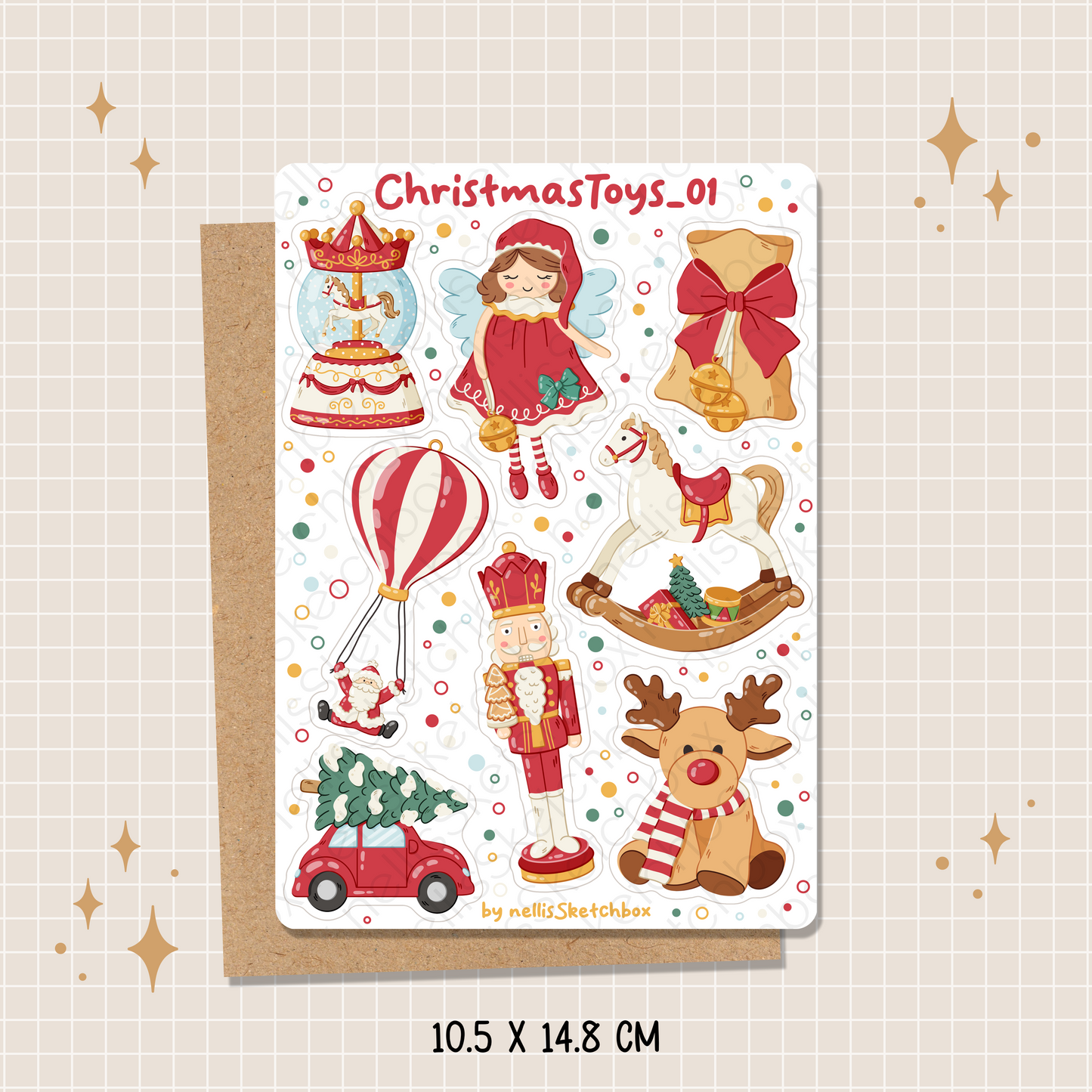 Sticker Sheet - ChristmasToys_01