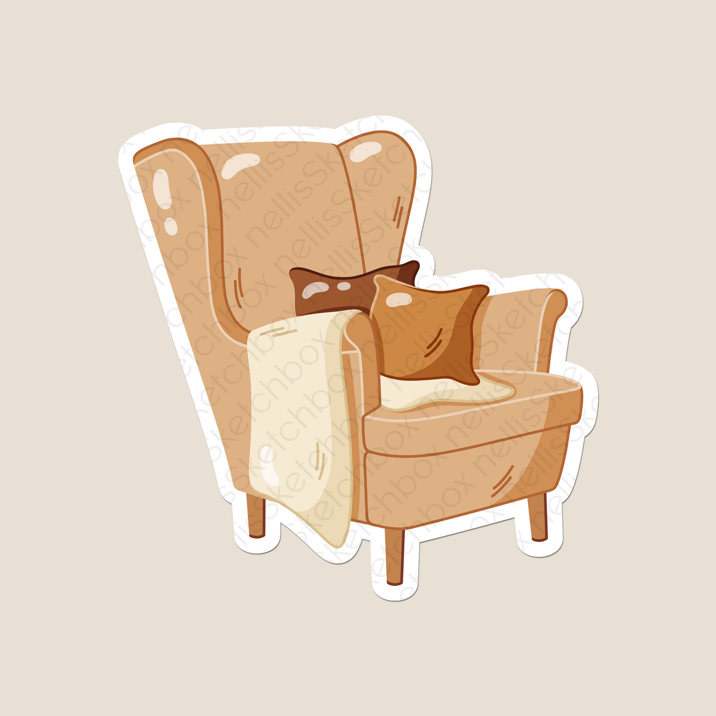 Vinyl Sticker - Armchair