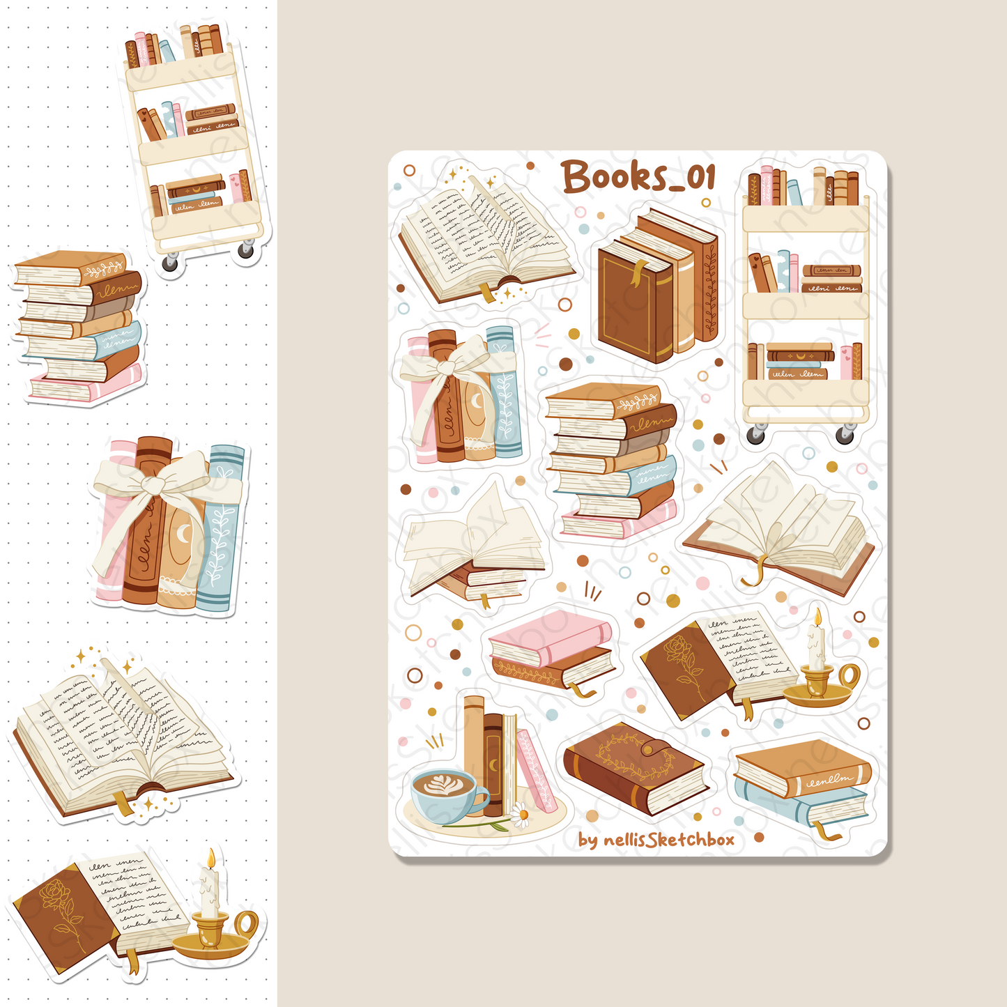 Digital Stickers - Books_01