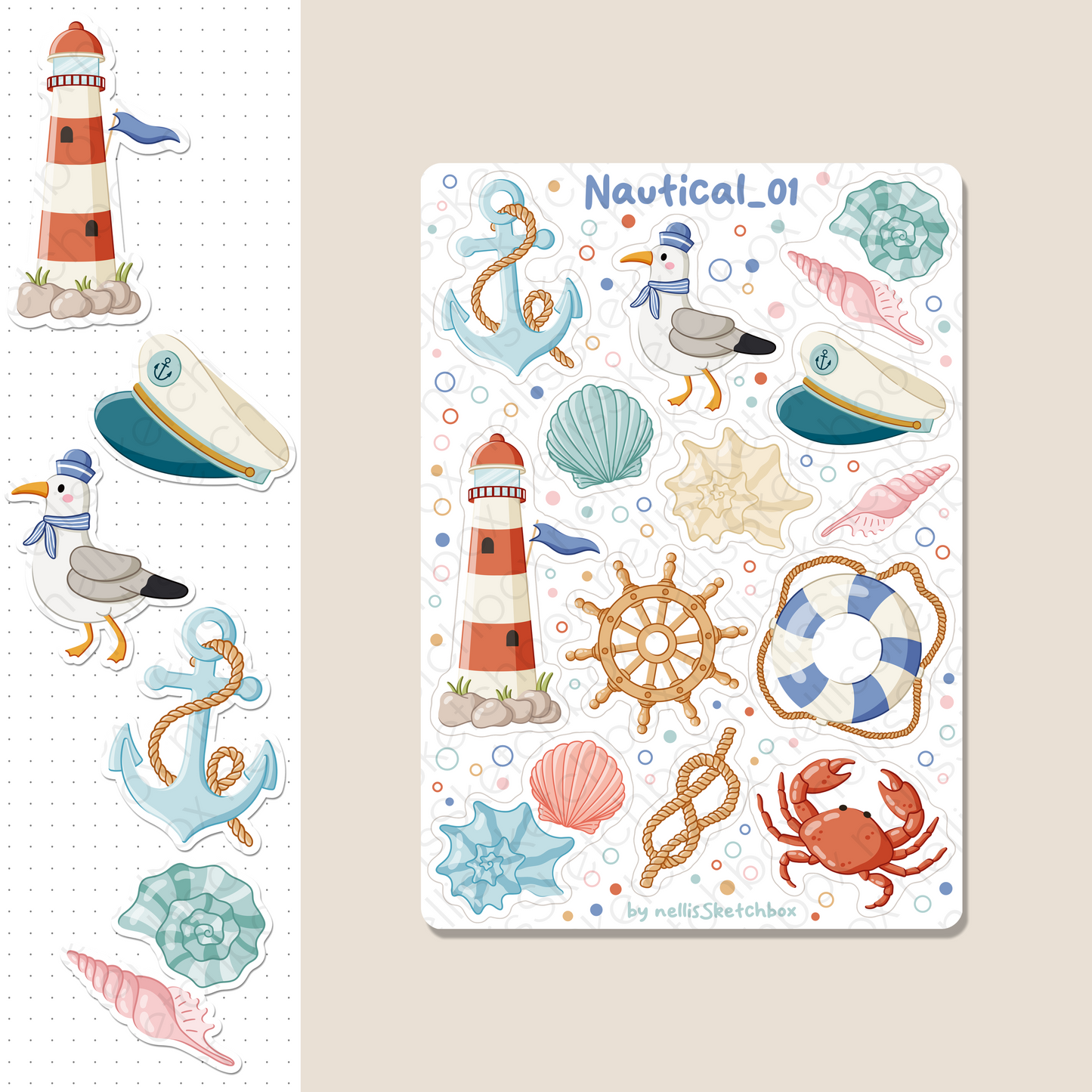Digital Stickers - Nautical_01