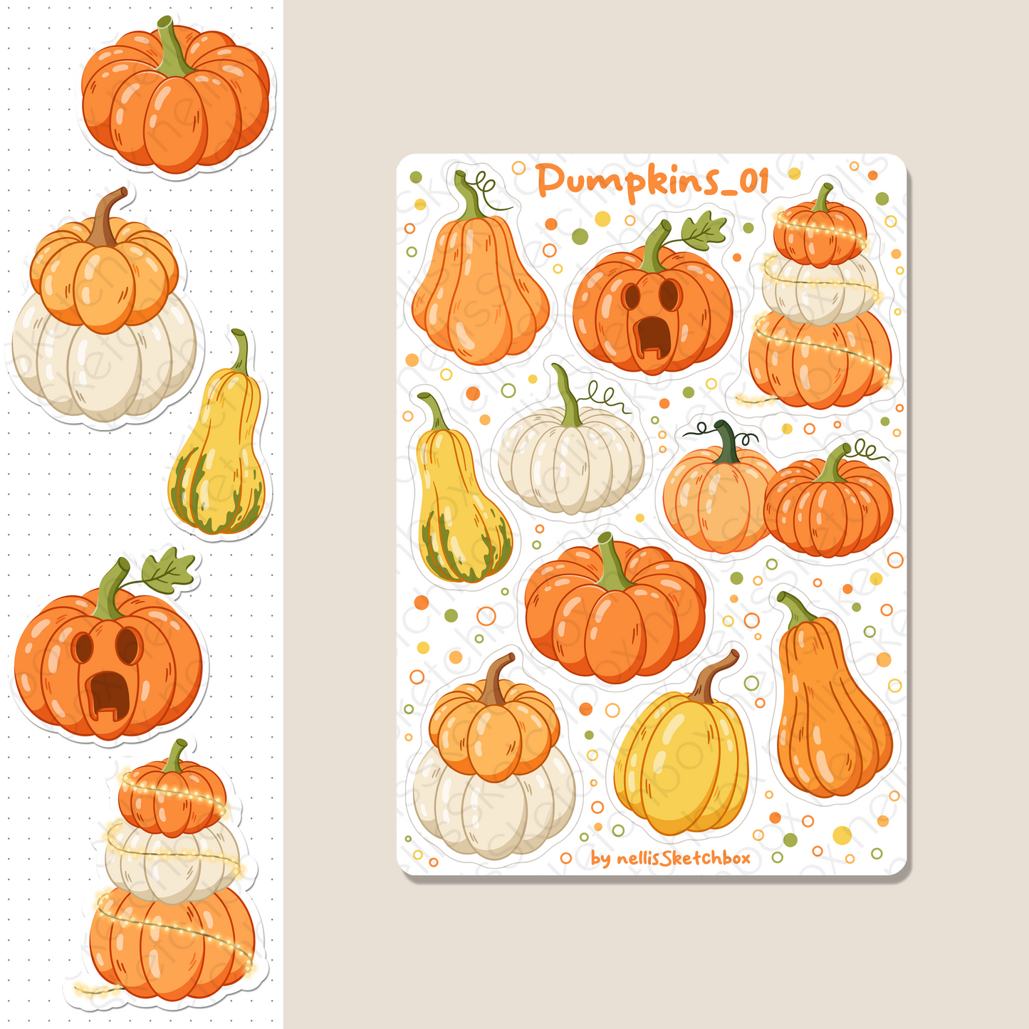 Digital Stickers - Pumpkins_01