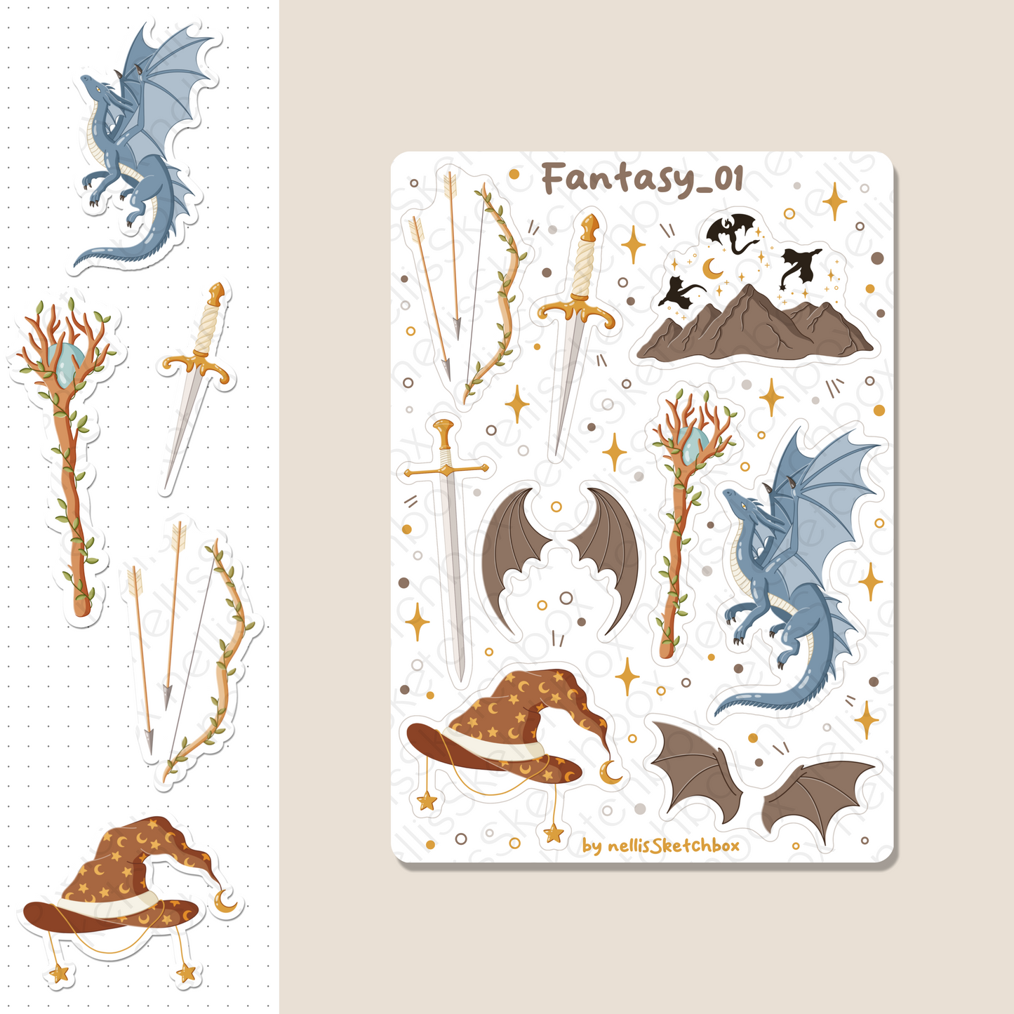 Digital Stickers - Fantasy_01