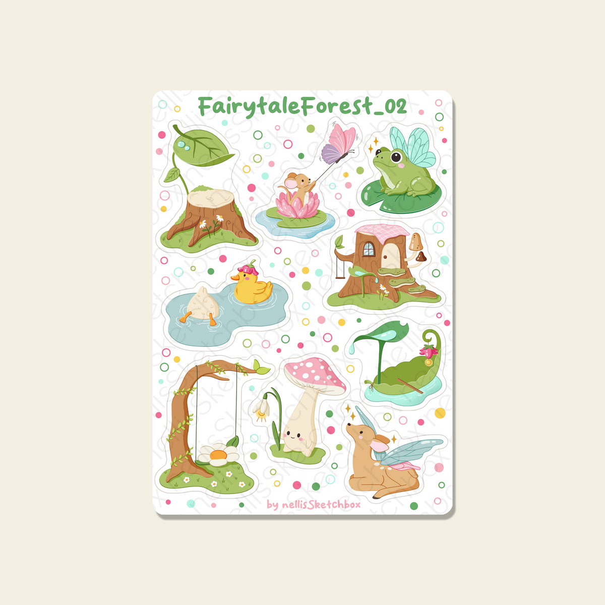 Sticker Sheet - FairytaleForest_02