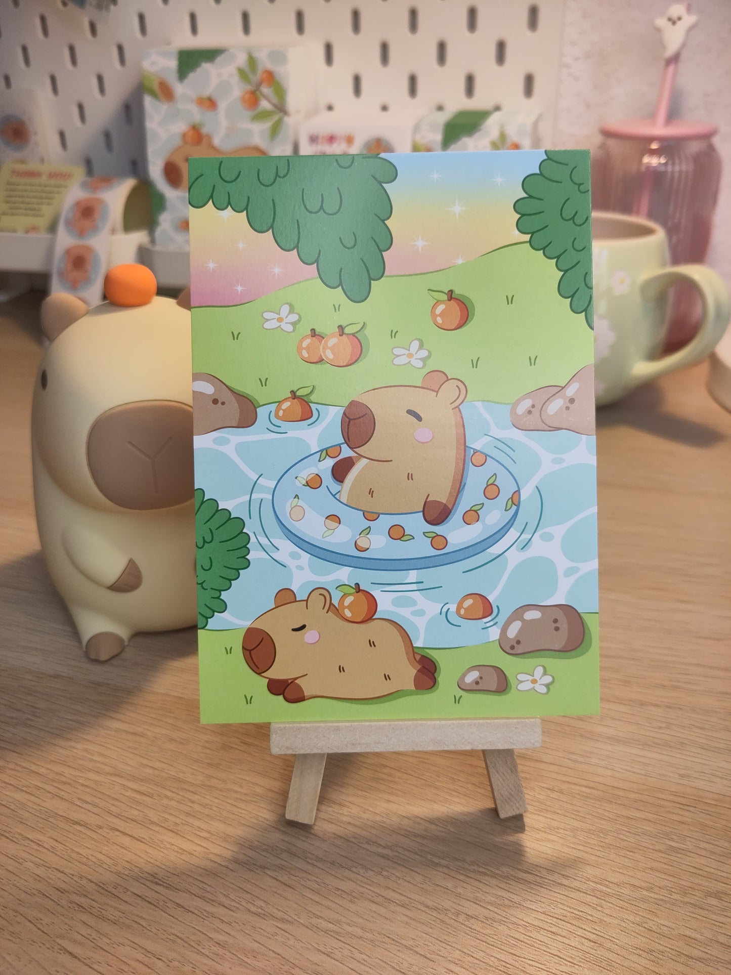 Postcard - Capybaras