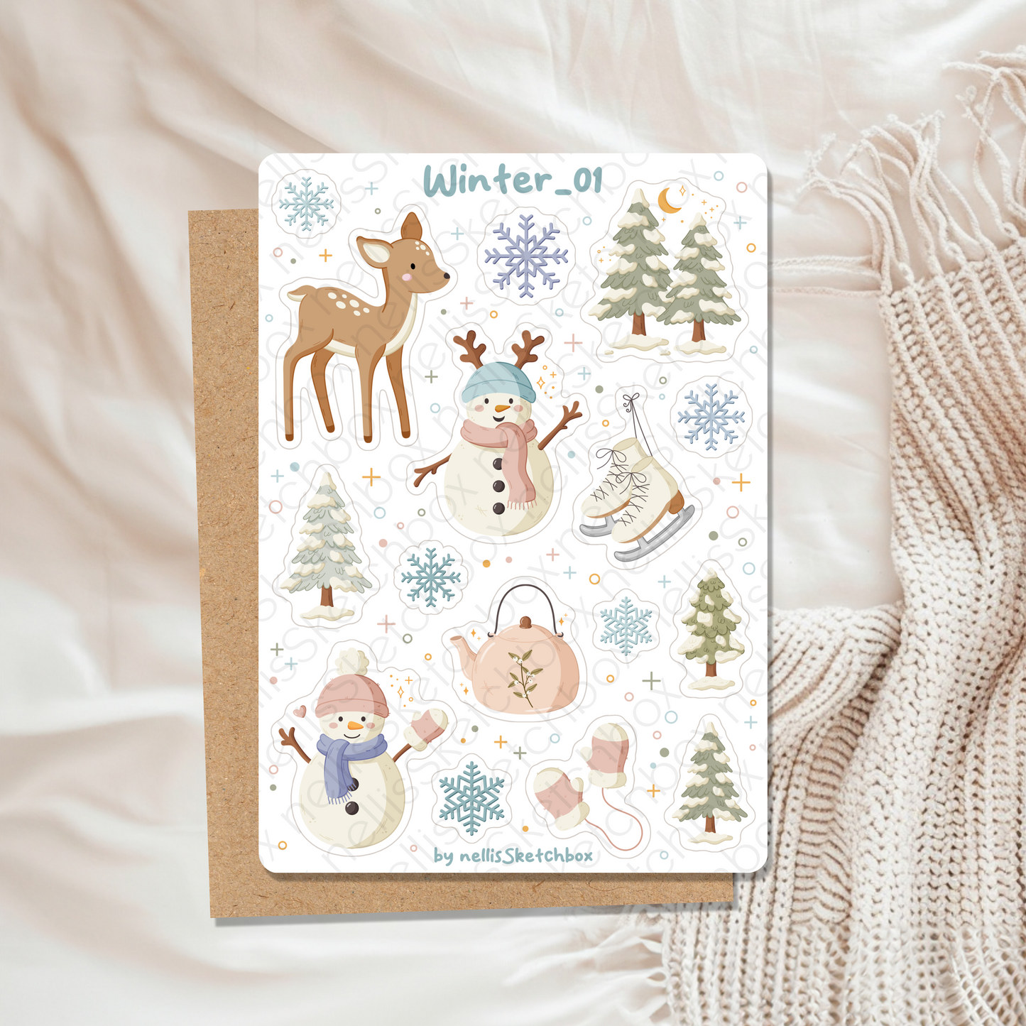 Sticker Sheet Bundle - Winter