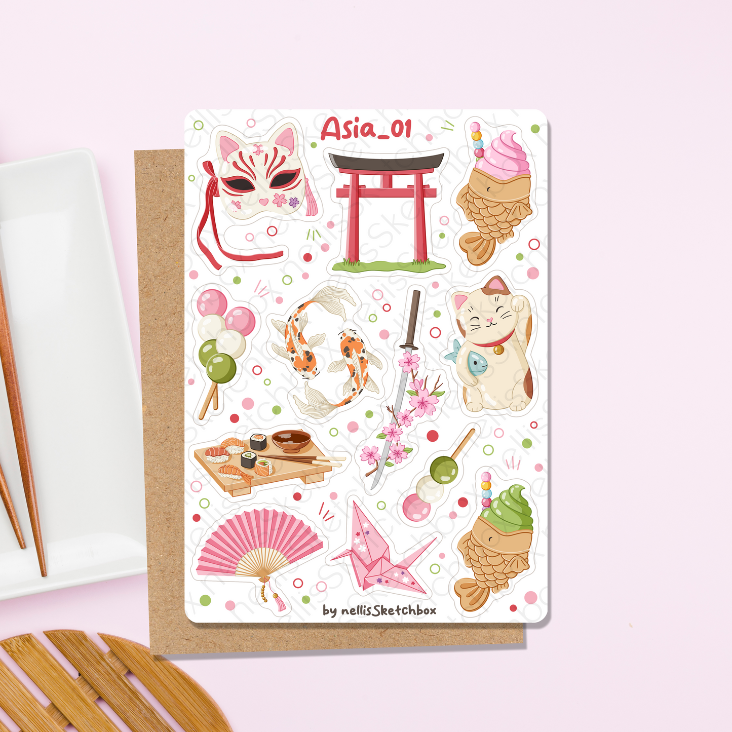 Sticker Sheet - Asia_01