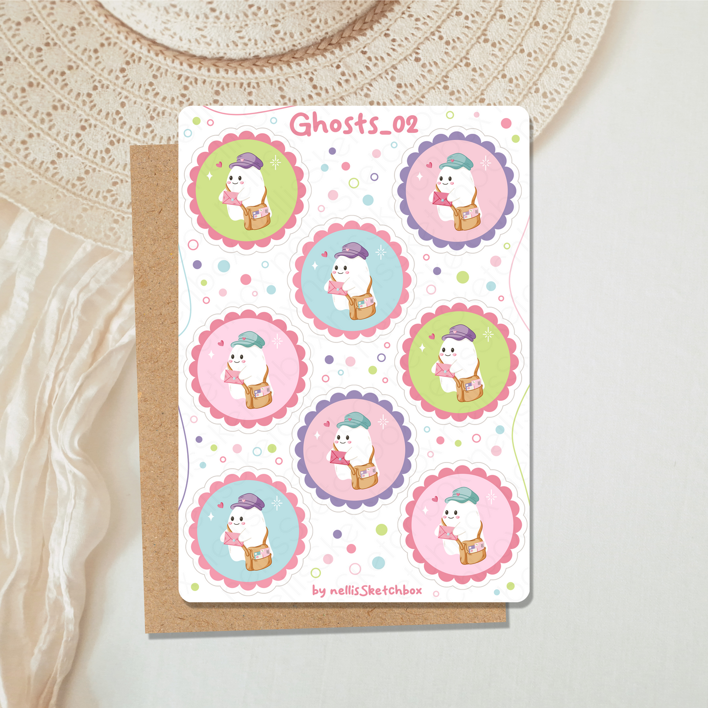 Sticker Sheet Bundle - Ghost_01-03