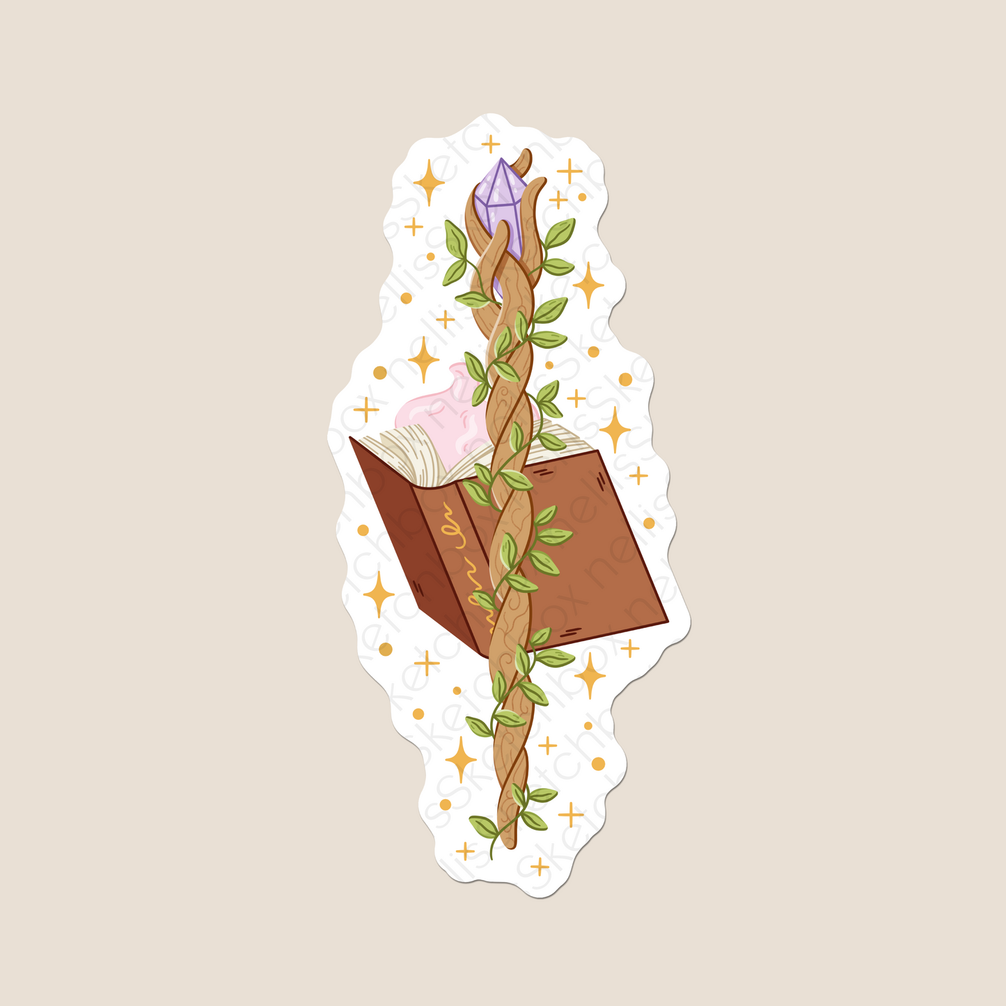 Digital Sticker - MageStaff