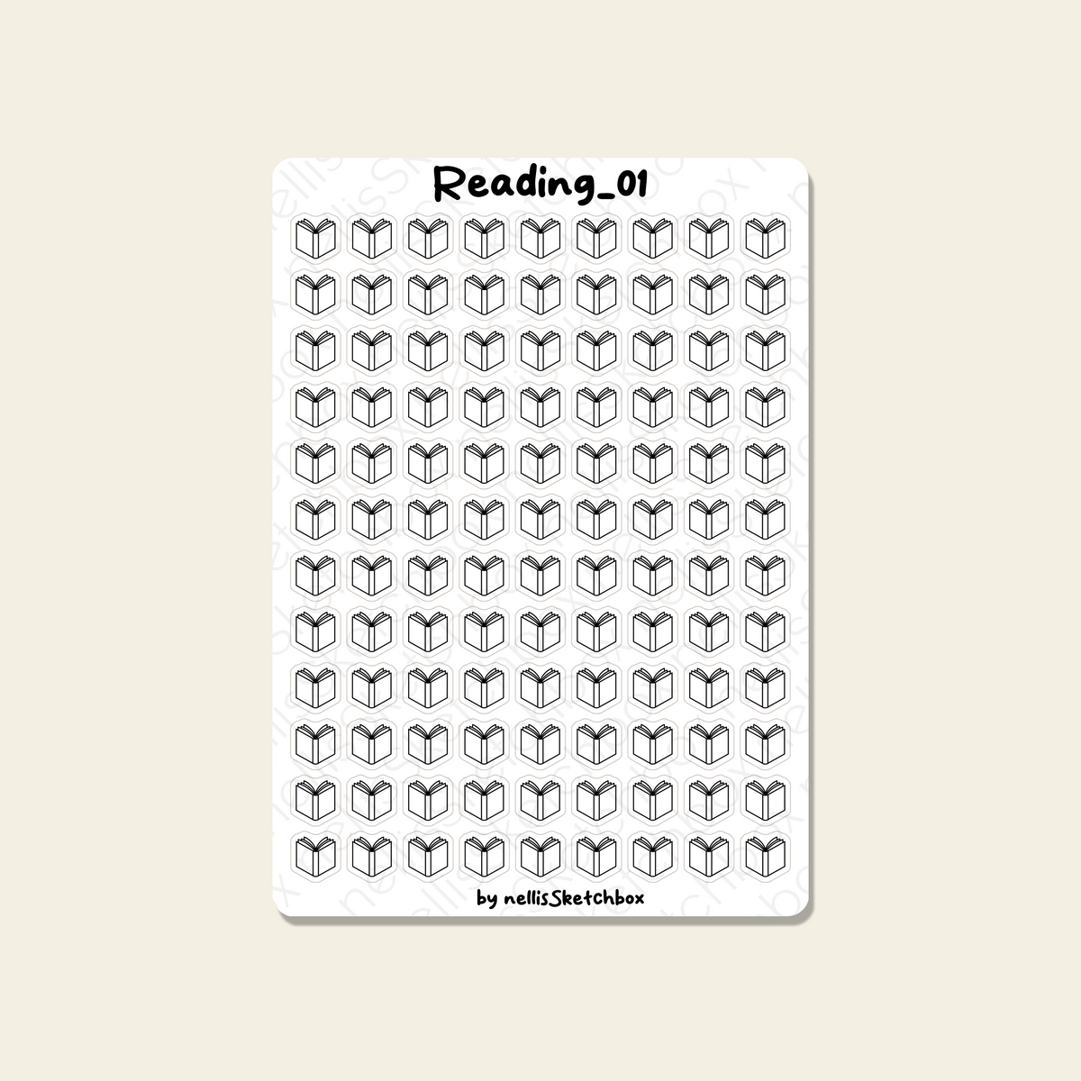Sticker Sheet - Reading_01