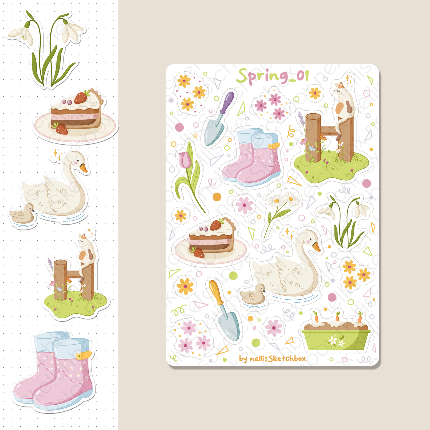 Digital Stickers - Spring_01