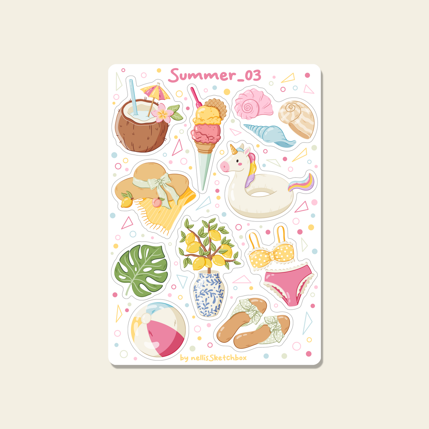 Sticker Sheet - Summer_03