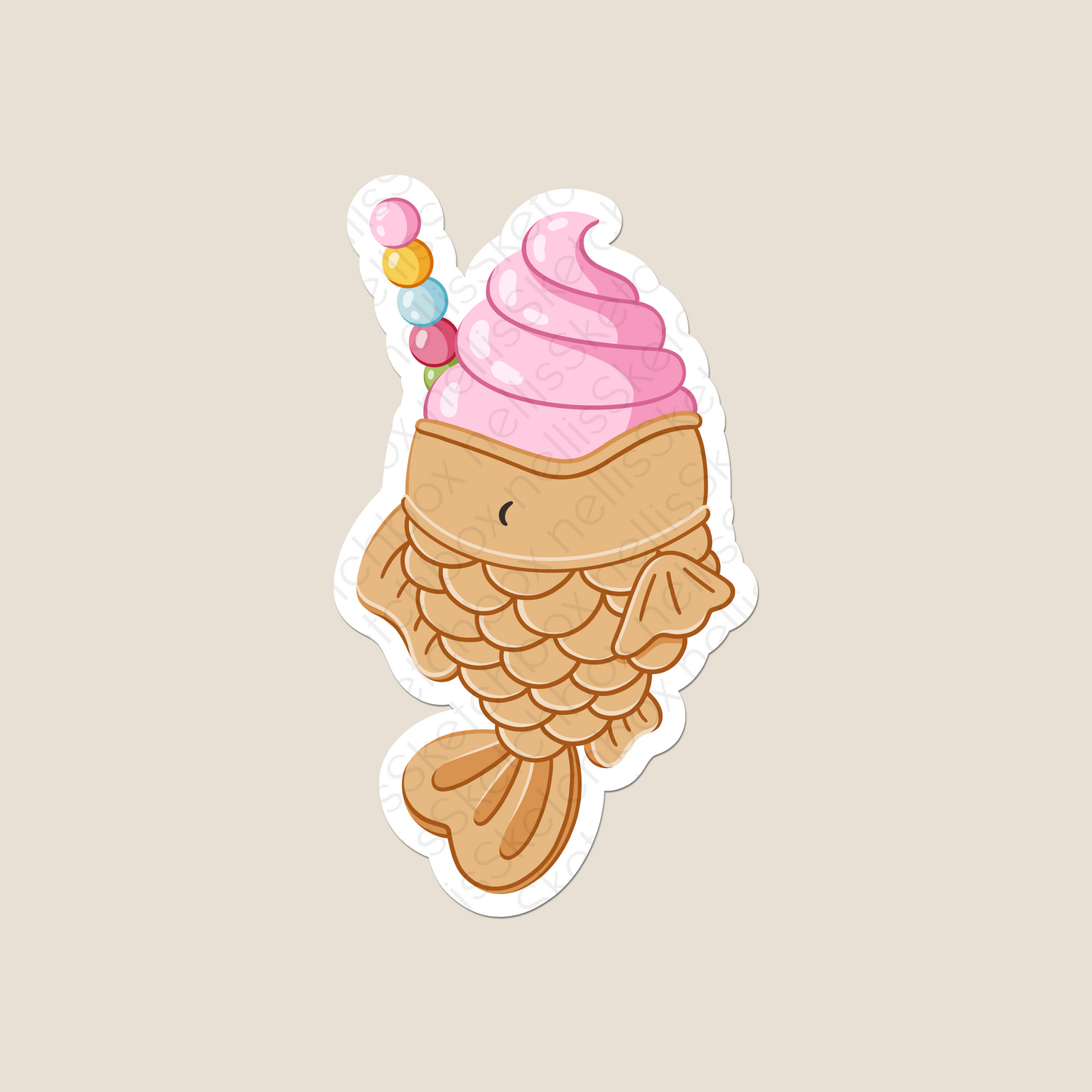 Vinyl Sticker - Taiyaki