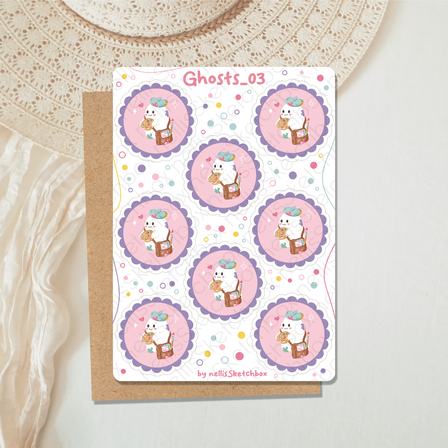 Sticker Sheet Bundle - Ghost_01-03