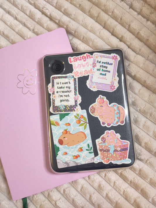 Decorate my e-reader with stickers
