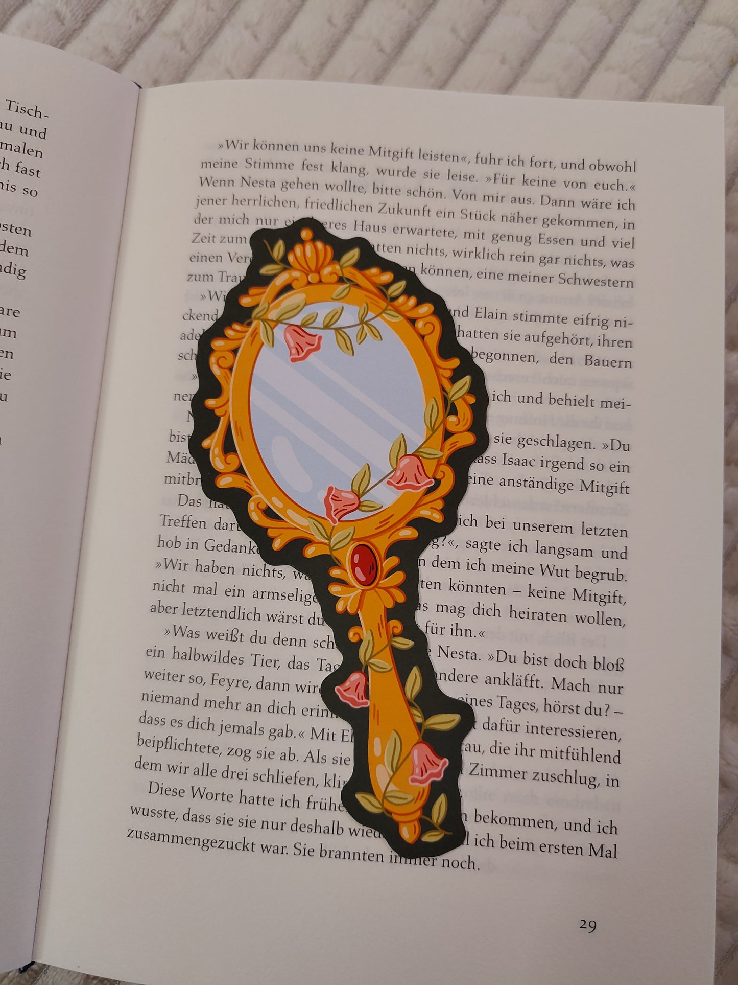 Bookmark - HandMirrowGreen