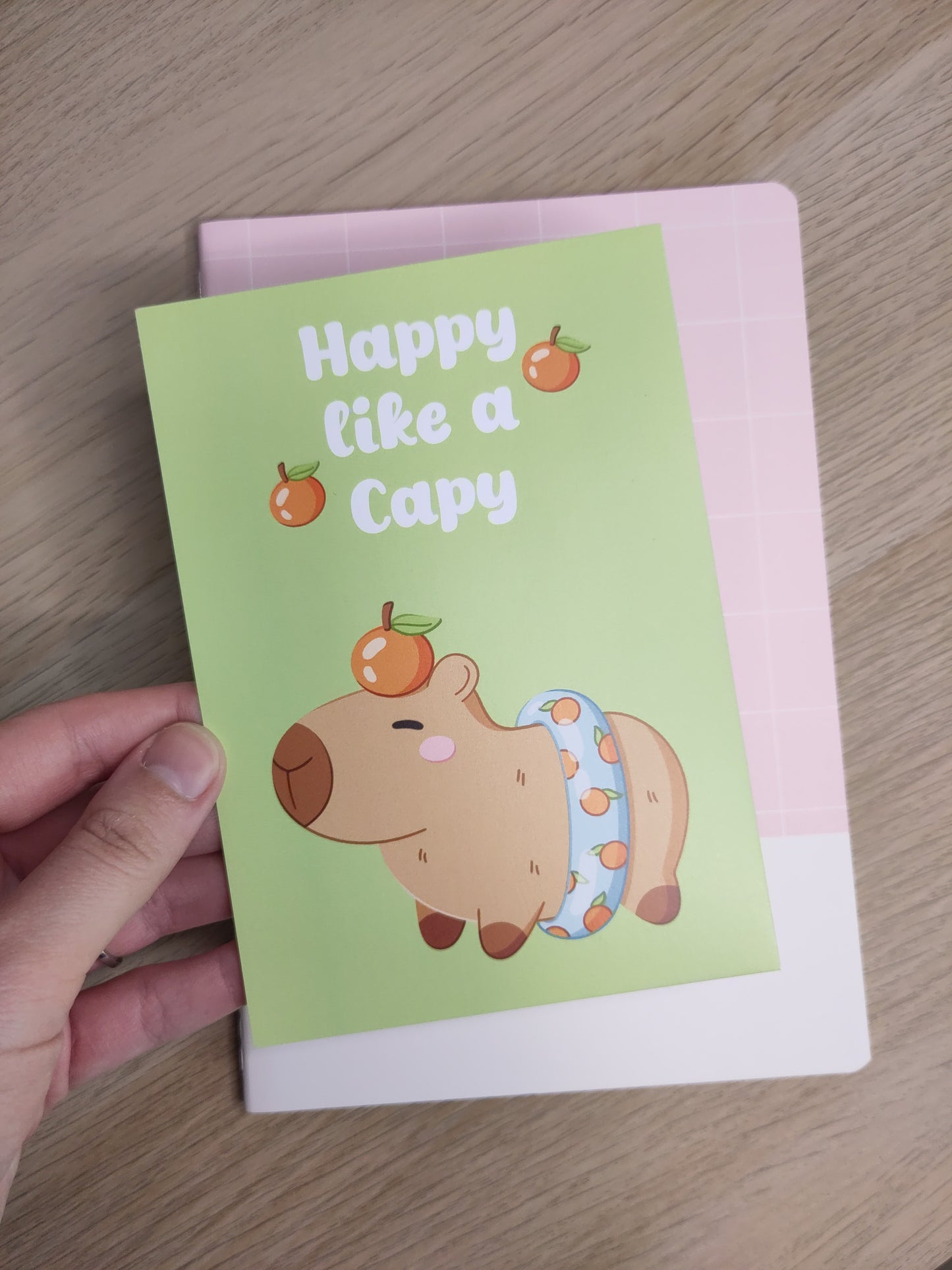 Postcard - Happy like a Capy