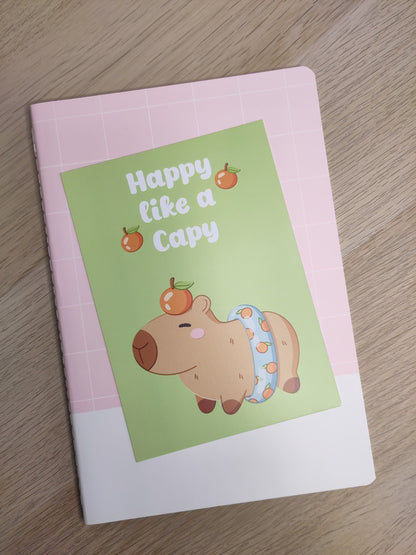 Postcard - Happy like a Capy