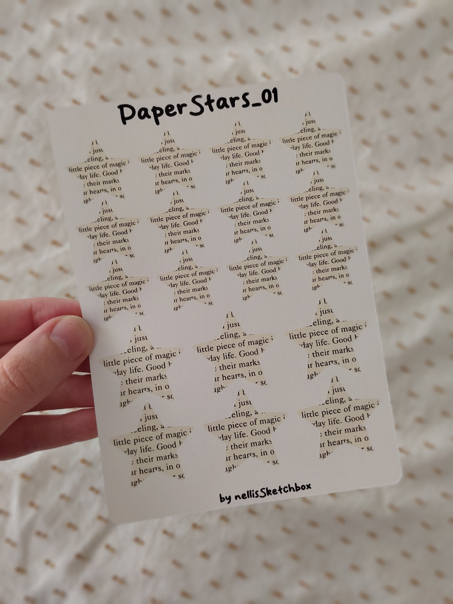 Sticker Sheet - PaperStars_01