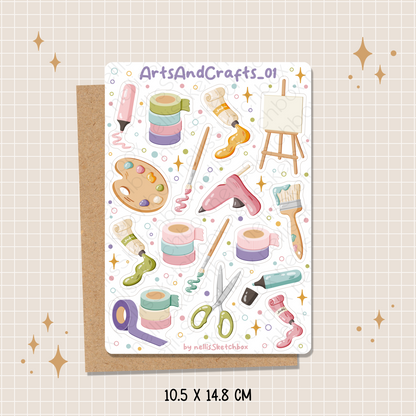 Sticker Sheet - ArtsAndCrafts_01