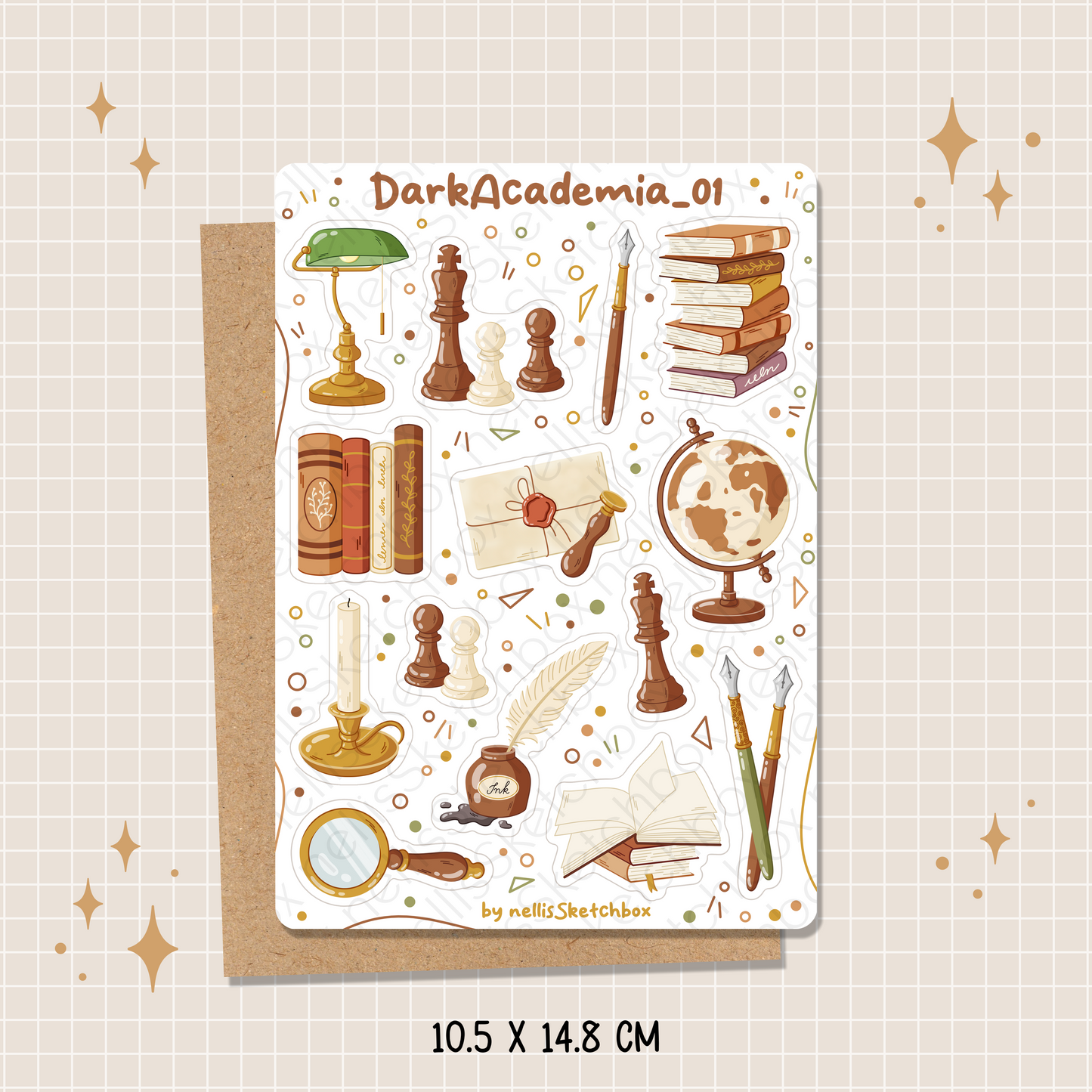 Sticker Sheet - DarkAcademia_01