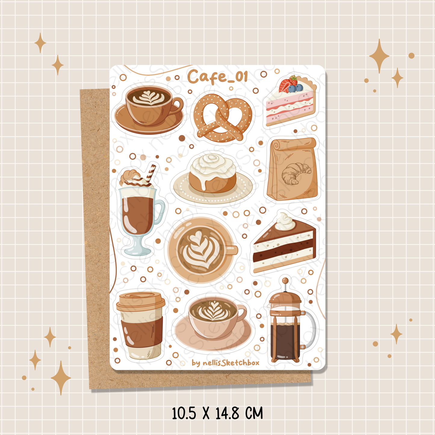 Sticker Sheet - Cafe_01