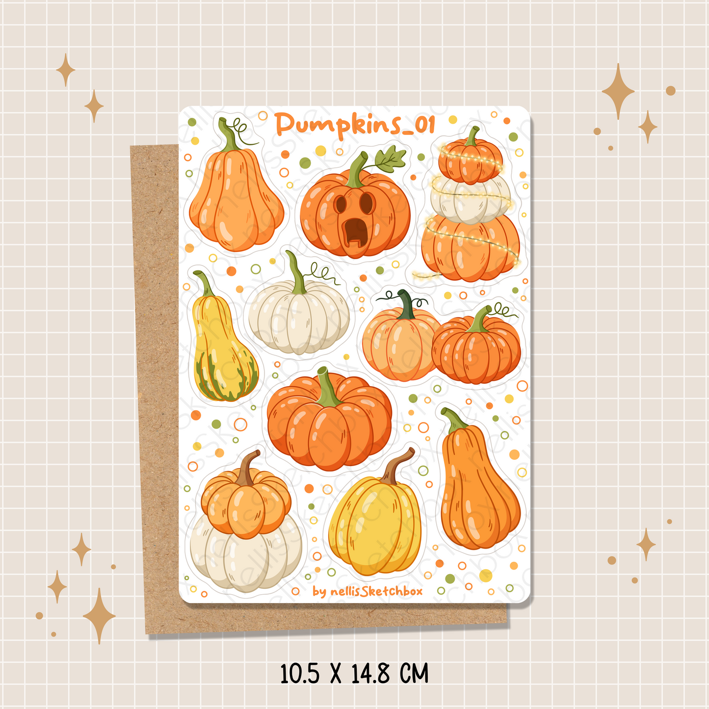 Sticker Sheet - Pumpkins_01