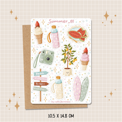 Sticker Sheet - Summer_01