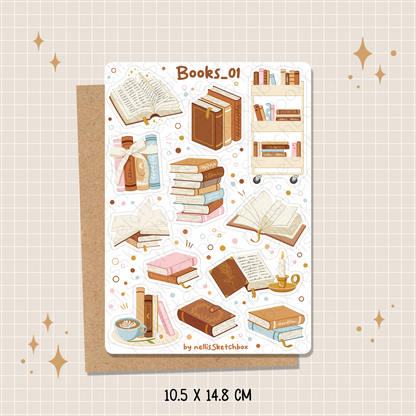 Sticker Sheet - Books_01