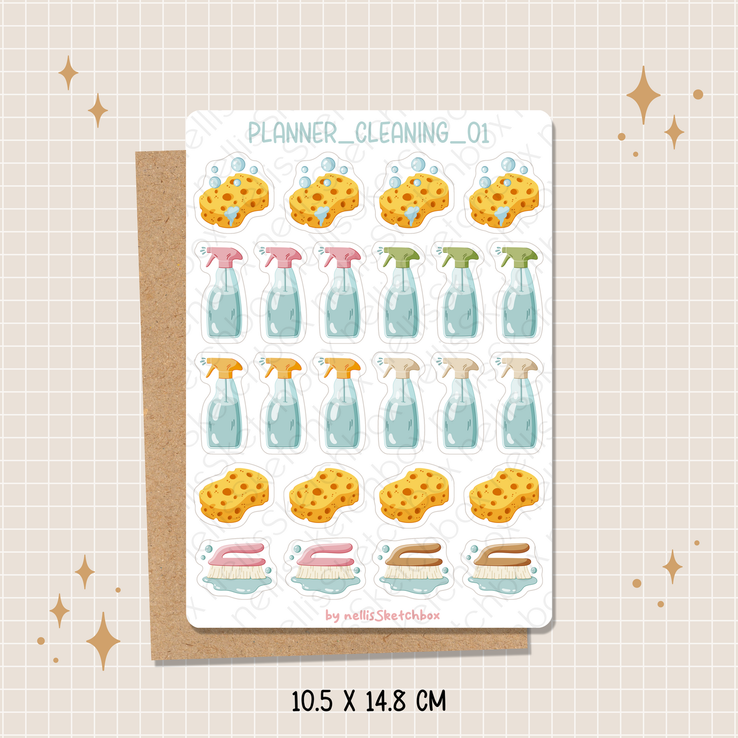 Planner Stickers - Cleaning_01