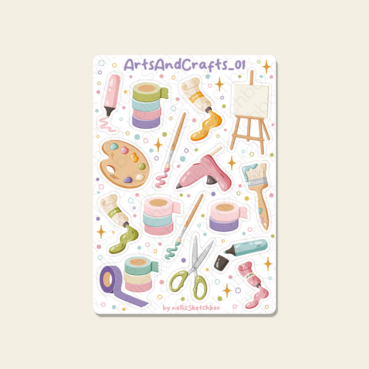 Sticker Sheet - ArtsAndCrafts_01