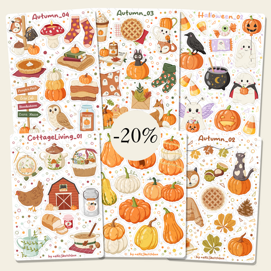 Sticker Sheet Bundle - Autumn