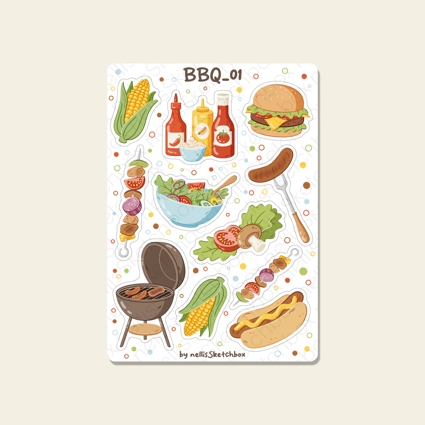Sticker Sheet - BBQ_01