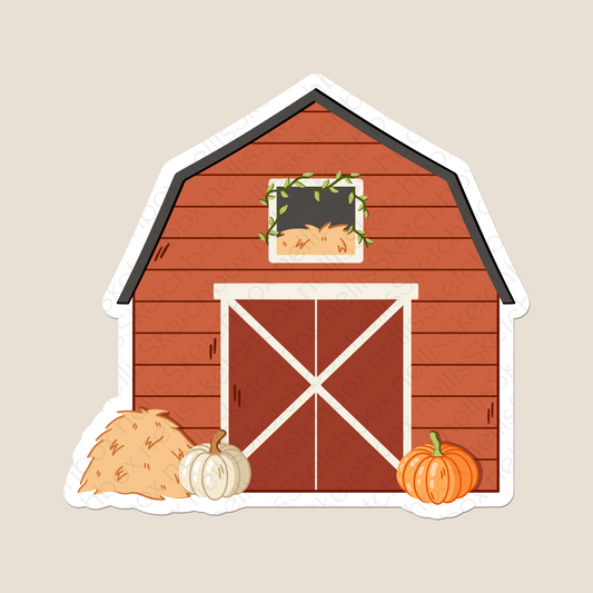 Vinyl Sticker - Barn