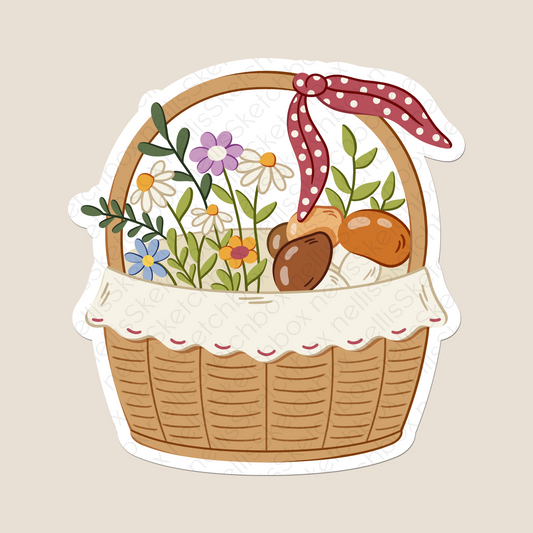 Vinyl Sticker - Basket