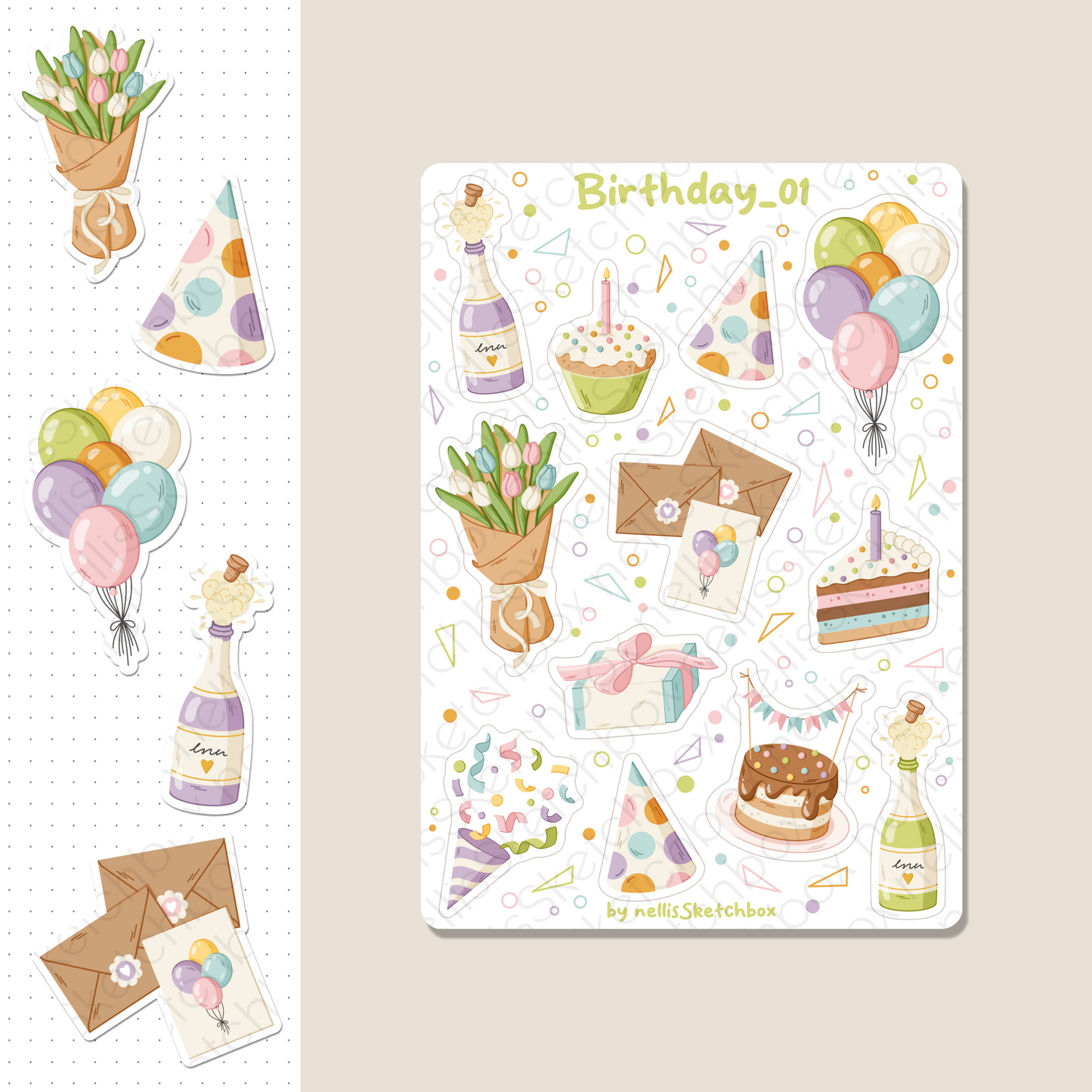 Digital Stickers - Birthday_01