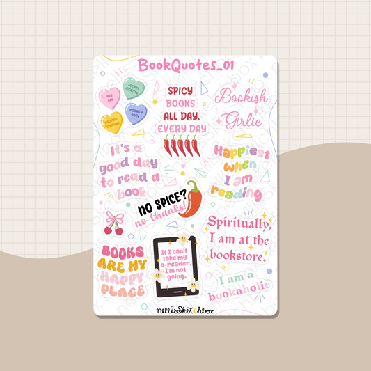 Sticker Sheet - BookQuotes_01