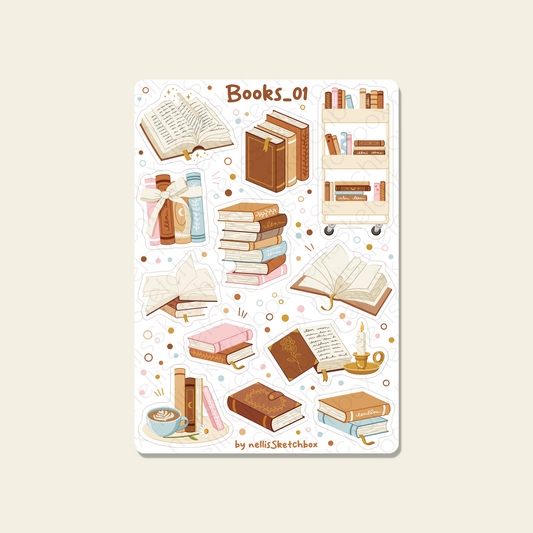 Sticker Sheet - Books_01