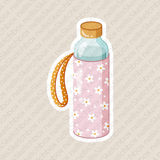 Vinyl Sticker - BottlePink_01