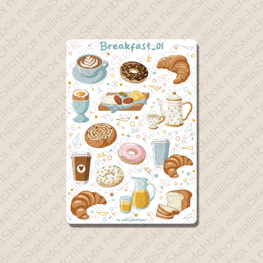 Sticker Sheet - Breakfast_01