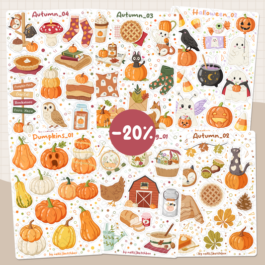 Sticker Sheet Bundle - Autumn