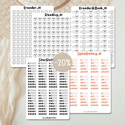 Sticker Sheet Bundle - Reading