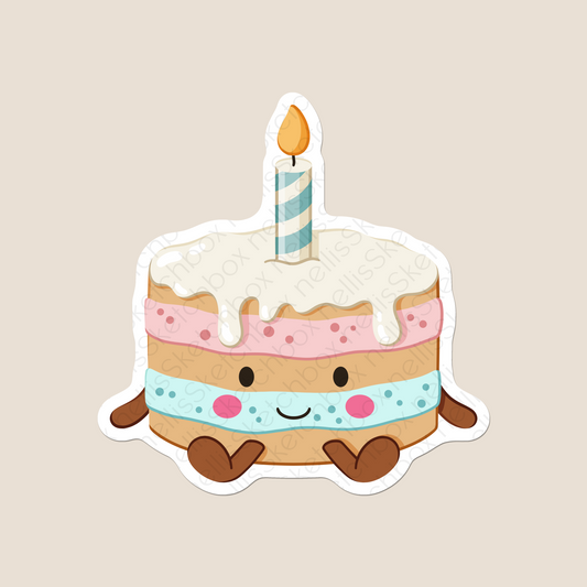 Vinyl Sticker - Cake