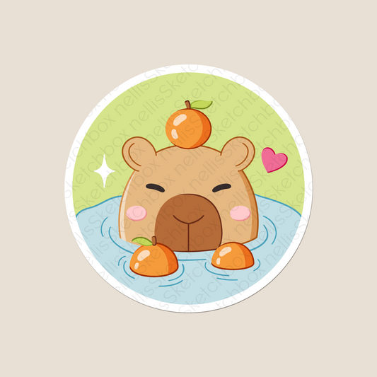Vinyl Sticker - Capybara2