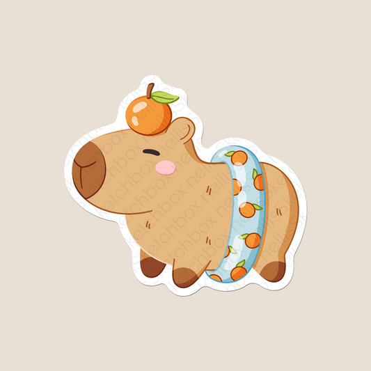 Vinyl Sticker - Capybara10