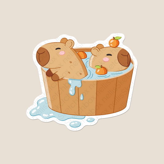 Vinyl Sticker - Capybara11