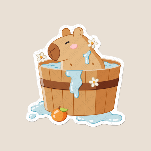 Vinyl Sticker - Capybara12