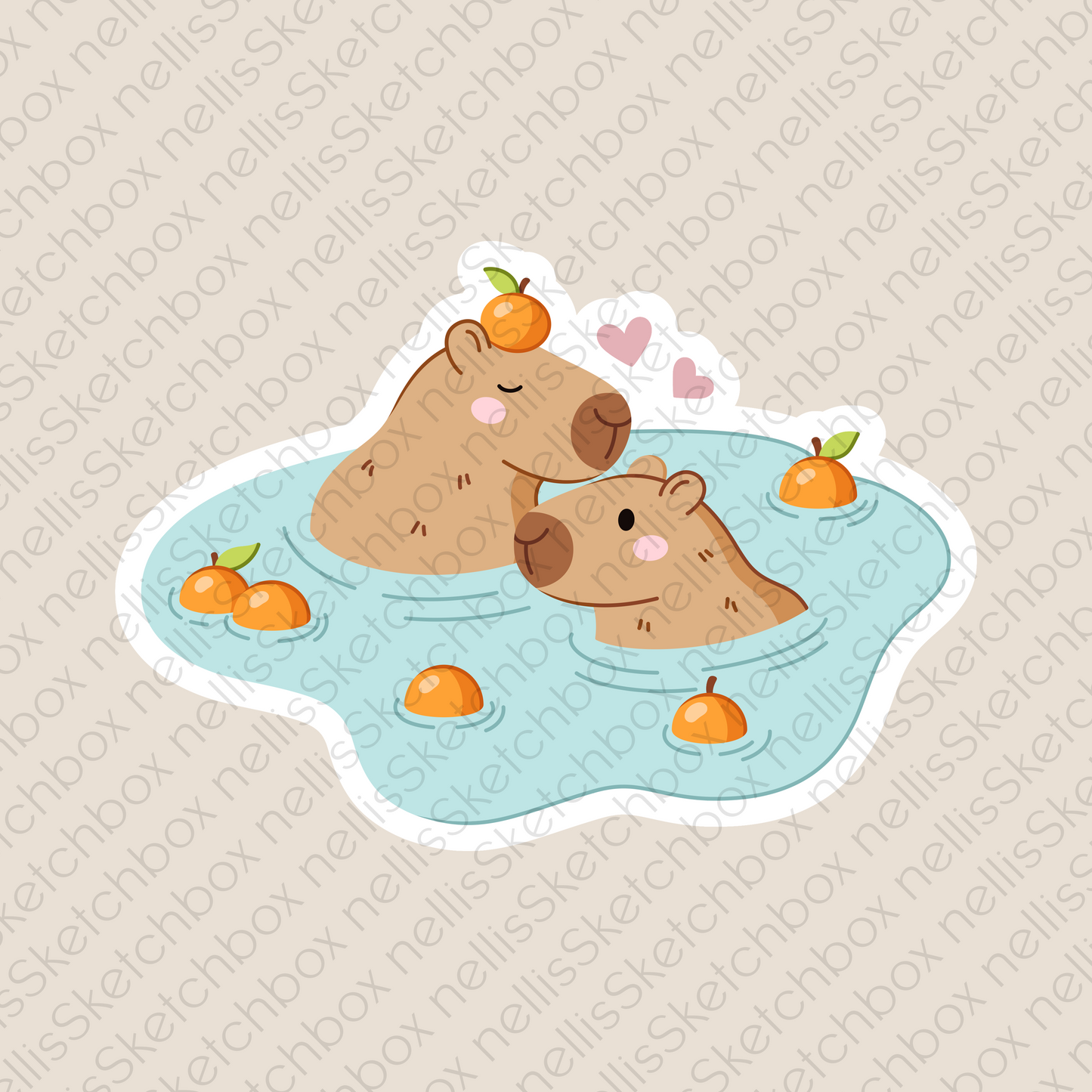 Vinyl Sticker - Capybara_02