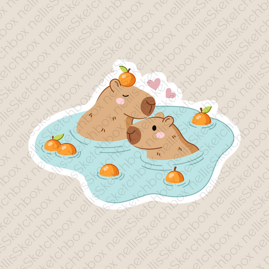 Vinyl Sticker - Capybara_02