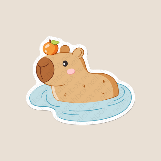 Vinyl Sticker - Capybara6